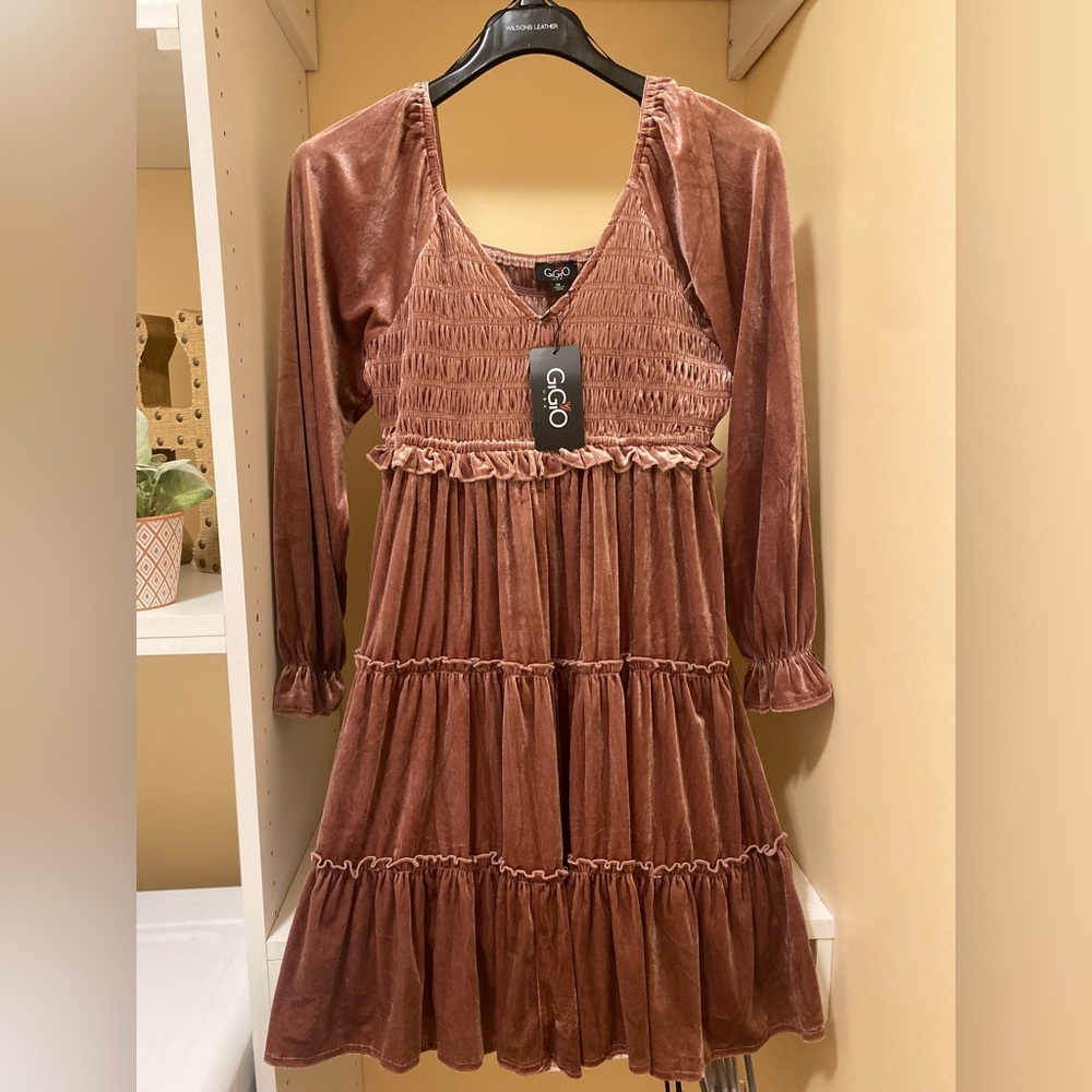 NWT Boutique Velvet Dress